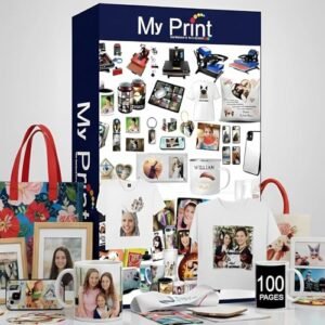 MY PRINT | 125GSM HD | Dual Coated Sublimation Transfer Paper A4 | For T-Shirt | Mug | 3D Cover | All Sublimation Product | Only For Sublimation INK [100 PAGES]  Amazon.in Office Products - Style Name : 100 PAGES